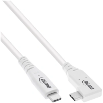 InLine ® USB4 cable, USB Type-C, one side angled, 