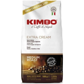 Kafijas pupiņas Kimbo Extra Cream 1 Kg
