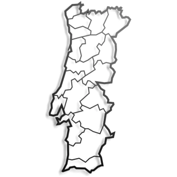 keluly Portugāles karte Skulptūra Sienas metāla ka