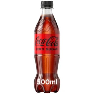 Gāzēts dzēriens COCA-COLA ZERO 0,5L PET D