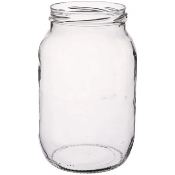 Stikla burka skrūvējama, 0.9 L