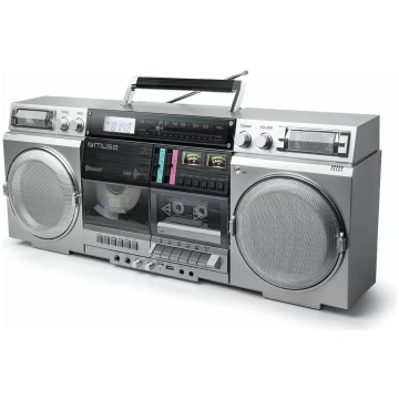 CD atskaņotājs Muse M-380 GBS sudraba ar FM radio,