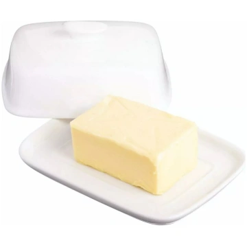 Porcelāna trauks ar vāku KitchenCraft GB40KCBUTCOV