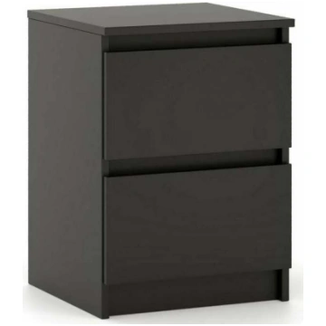 Kumode Simple, melna krās., 55.5 cm x 40 cm x 39 c