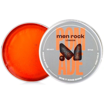 Men Rock Pomade Spēcīgas fiksācijas, vidēja spīdum