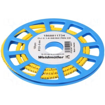 Markers | Marking: PEN | 2.5÷5mm | PVC | yellow | 