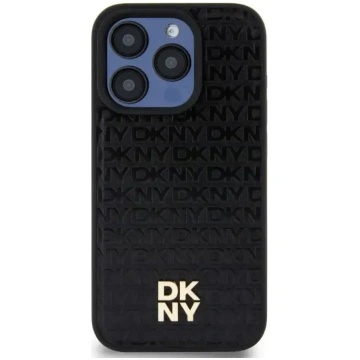 DKNY mākslīgās ādas vāks ar logotipu un MagSafe at