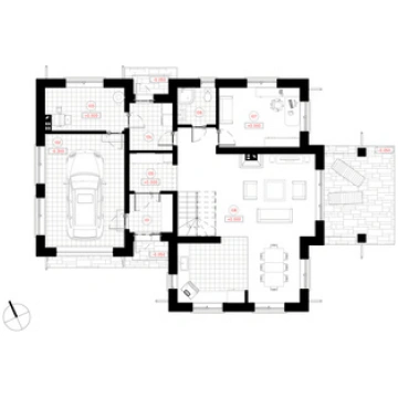 Mājas projekts Modesta