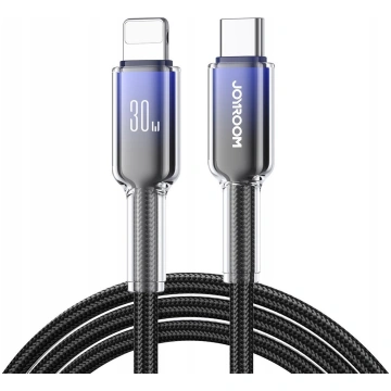 Cable USB-C Lightning Joyroom S-A42 30W 1.2m czarn