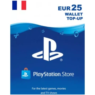 Francijas PSN 25 EUR Dāvanu Karte MISSING
