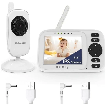 HelloBaby bērnu monitors bez Wi-Fi, video bērnu mo