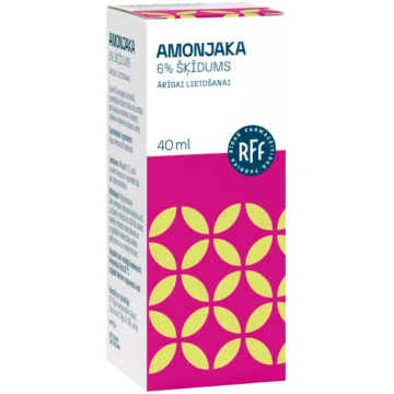 Amonjaka 6% šķīdums 40 ml RFF