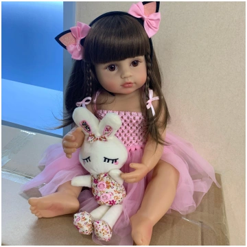 55 CM reālā izmēra oriģinālā NPK Bebe Doll Reborn 