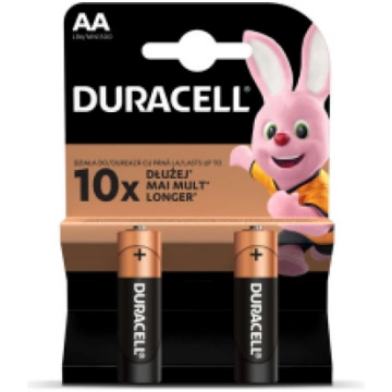 Baterijas DURACELL AA, LR6, 2 gab. 250-00407