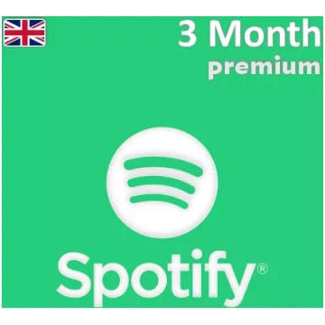 Spotify Premium dāvanu karte 3 mēnešiem (Apvienotā