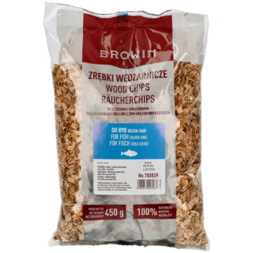 Kūpināšanas/Grilēšanas skaidas zivīm, 50% ozols + 
