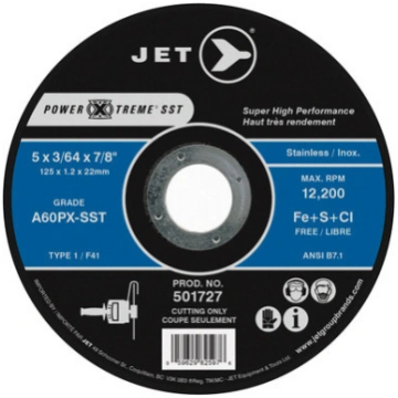 Jet 501722 - 4-1/2 x 3/64 x 7/8 A60PX-SSt POWER-XT