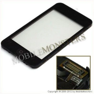 Skārienjūtīgais ekrāns iPod Touch 2g ar ramiti