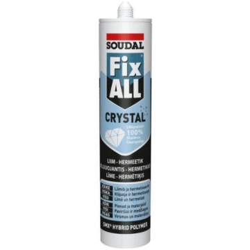 Soudal Fix ALL Crystal Hibrīda polimēru līme/hermē