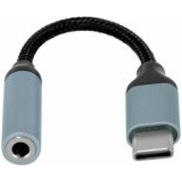 Beline Adapter USB-C 3,5mm Black/ Silver aksesuārs