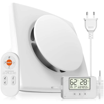 QU119 Vannas istabas ventilators ar mitruma sensor