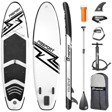 FBSPORT piepūšamais SUP dēlis, 15 cm, komplekts ar