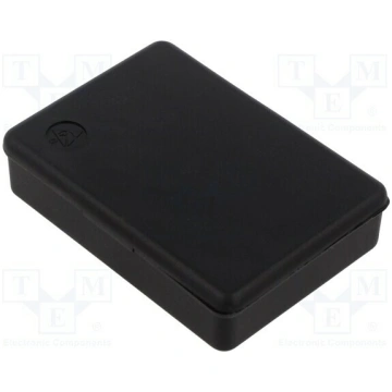 Container: box; with foam lining; ESD; black | SCS