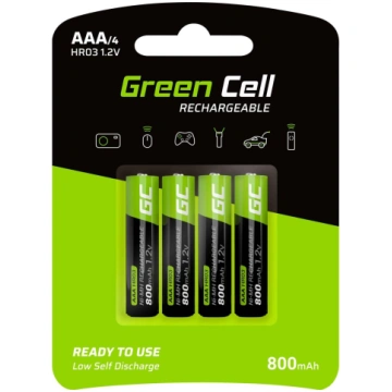 Green Cell GR04 akumulators, 4 gab., 800 mAh, 1.2 