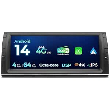 SWTNVIN 10,25 collu IPS Android 14 auto radio mult