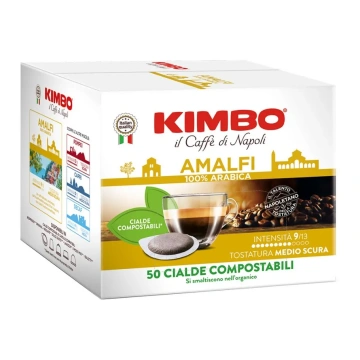 50 Cialde Kimbo Miscela Espresso Amalfi 100% Arabi
