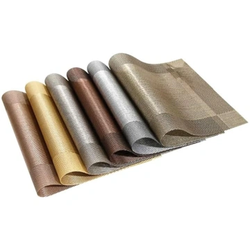 ABOOFAN 6 Pieces Dining Table Tableware Mat Braide