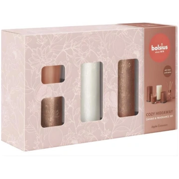 Bolsius Cozy Hideaway Dāvanu Komplekts Apple Cinna