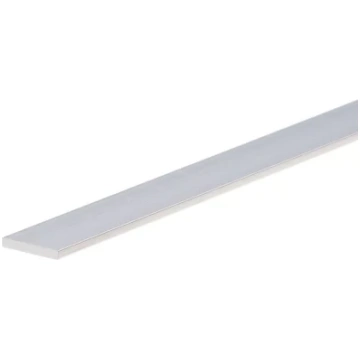 Profils alumīnija 40x3mm 1m sudraba plakans