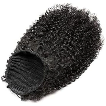 Ponytail Extensions Wrap Around Human Hair Afro ci