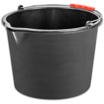 Spainis ReCycled® 12 lit, plastmasas, melns