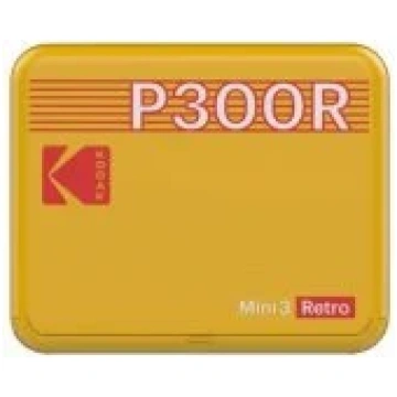 Kodak Mini 3 Plus Retro Yellow Portatīvais fotopri
