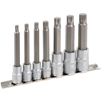 12 kanšu uzgaļu komplekts 3/8"+1/2" M6 M14, 7gab.,