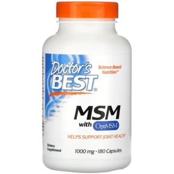 Doctor"s Best MSM ar OptiMSM, 1000 mg - 180 kapsul