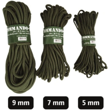 Mil-tec Virve Mil-tec Od Commando - 15 M Biezums/ 