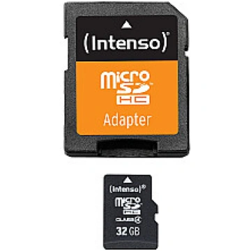 Intenso microSD 32 GB 5/21 klase 4 +AD 3403480