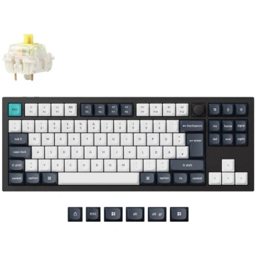 Keychron Q3 Max bezvadu mehāniskā tastatūra, Qmk/v
