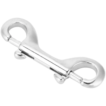 Silver Durable Stainless Steel Double Ended Clip H