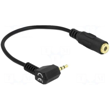 Cable | Jack 2.5mm 3pin angled plug,Jack 3.5mm 4pi