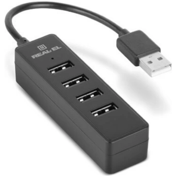 Real-El HQ-154, USB 2.0 HUB, 4 x USB