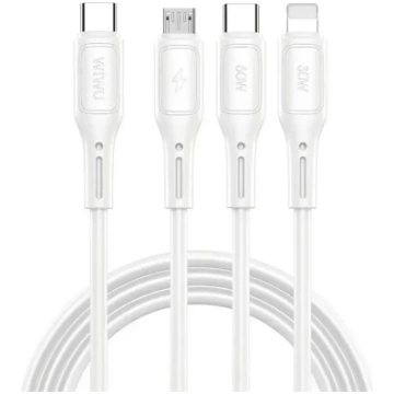 WIWU WI-C046E 3-in-1 data transfer and charging ca