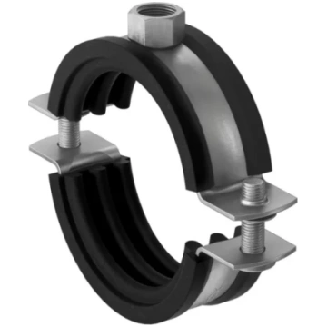 Cauruļu stiprinājums metāla ar gumiju 21/2" (75-80