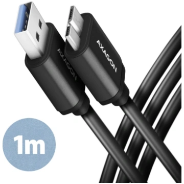 AXAGON Data and charging cable, 1 m BUMM3-AM10AB U