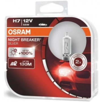 Spuldzes Osram Night Breaker Silver H7 55W +100% 2
