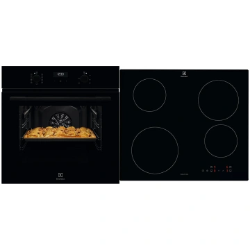 Electrolux 600 SteamBake, 65 L, melna - Iebūvējama
