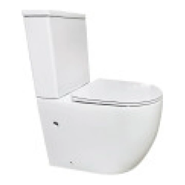 Tualetes bezrūpīgs mazgāšana balts [TOILET RIMLESS